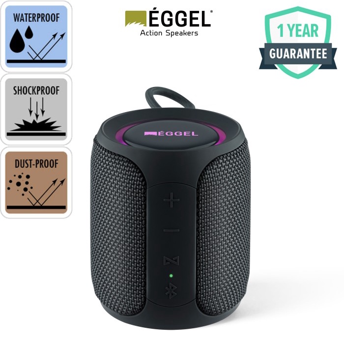 Eggel Terra 3 Mini 360 Waterproof Portable Bluetooth Speaker