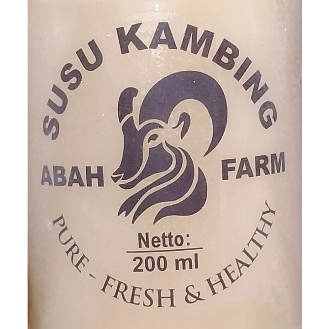 

Susu Kambing etawa sanen siap saji.