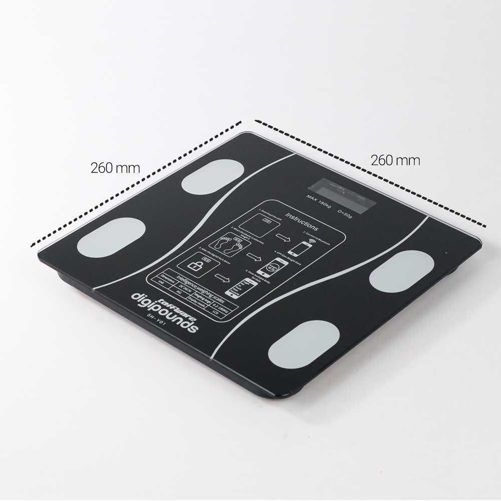 Timbangan Badan Digital Multifungsi Timbangan Badan Digital Terkoneksi Handphone Health Scale 180KG