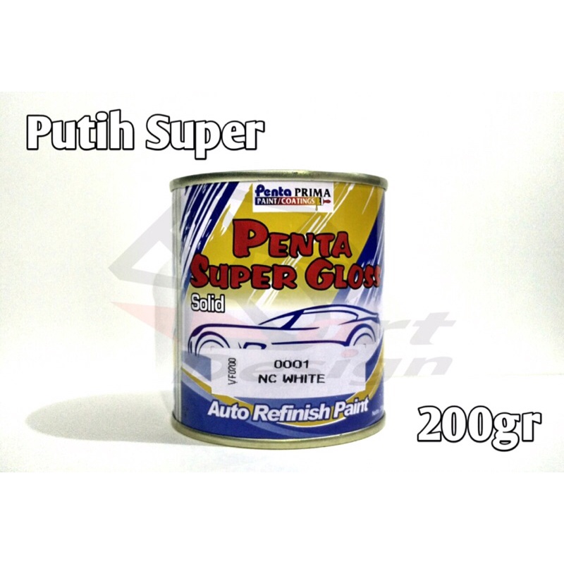Cat putih super glosy ( penta gloss )
