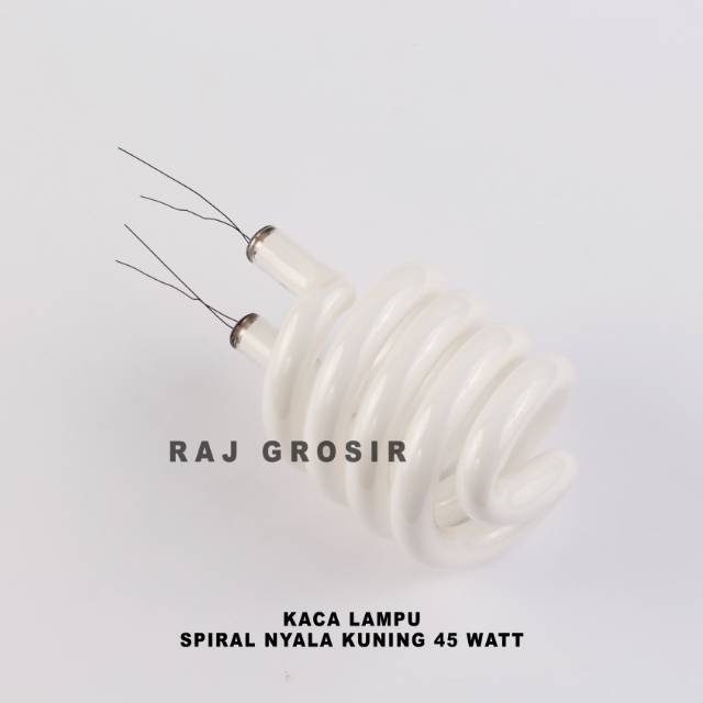 Kaca Lampu Spiral Triben 45 Watt Nyala Kuning (GRATIS BUBBLE WRAP)