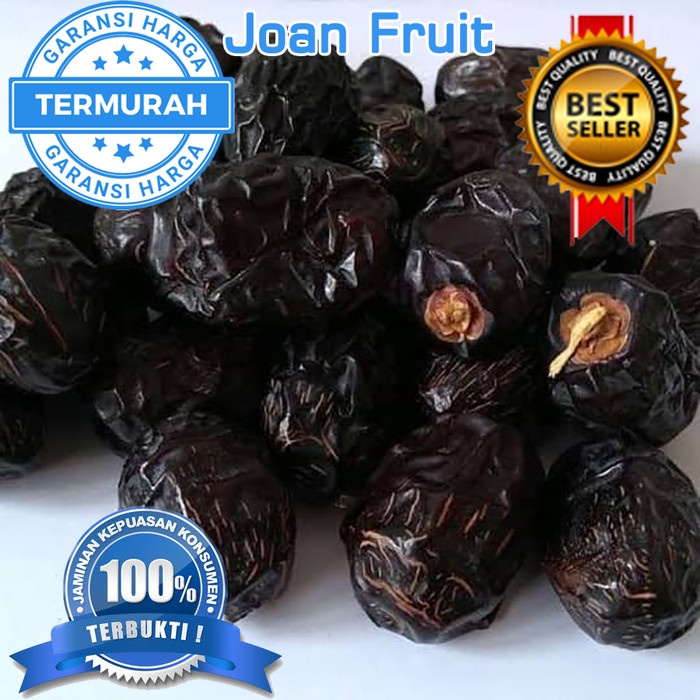 

PROMO TERMURAH 1kg Kurma Ajwa Premium Kurma Nabi Asli Madinah