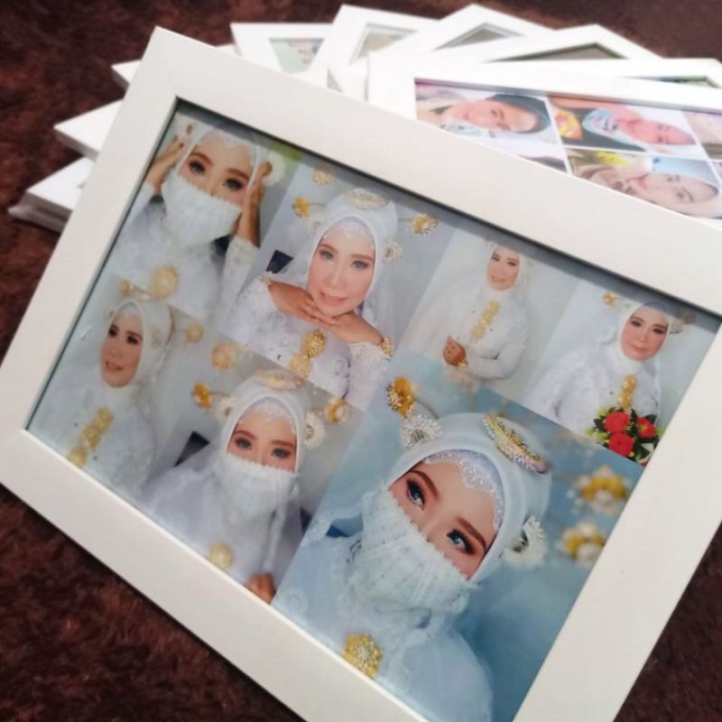 Cetak Bingkai Foto 12R / 21x30 cm / Bingkai Foto Wisuda / Pigura Foto 17R