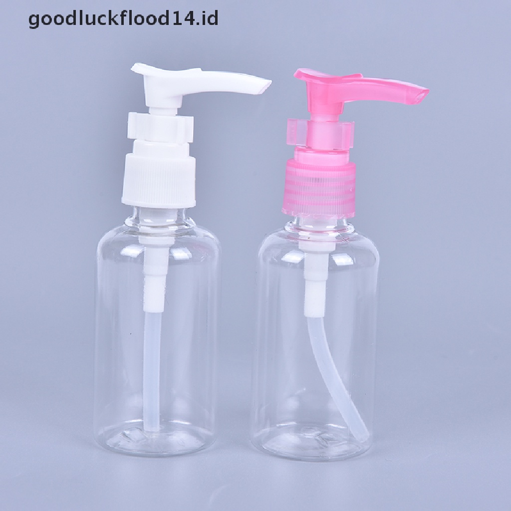 [OOID] 5PCS 75ml Plastic Press Pump Spray Lotion Bottles Cosmetic Sample Containers ID