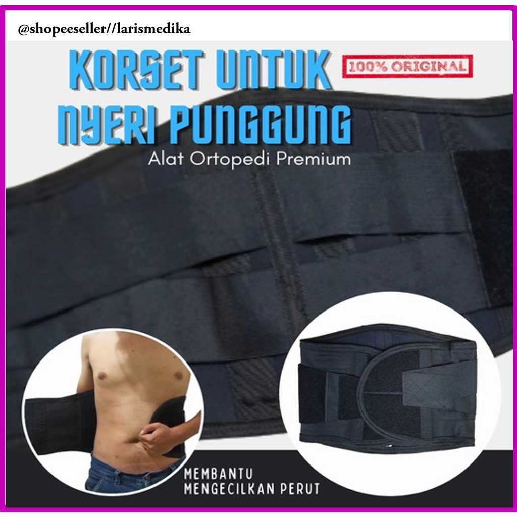 Korset Lumbal Elastis Korset Lumbar Korset Tulang Belakang Korset Sakit PinggangKorset Lumbar Orthopedi Tulang Belakang Lumbal Korset Lumbal Terapi Saraf Terjepit HNP/Tulang Ekor / Korset Sakit/Nyeri Pinggang / Korset LSO