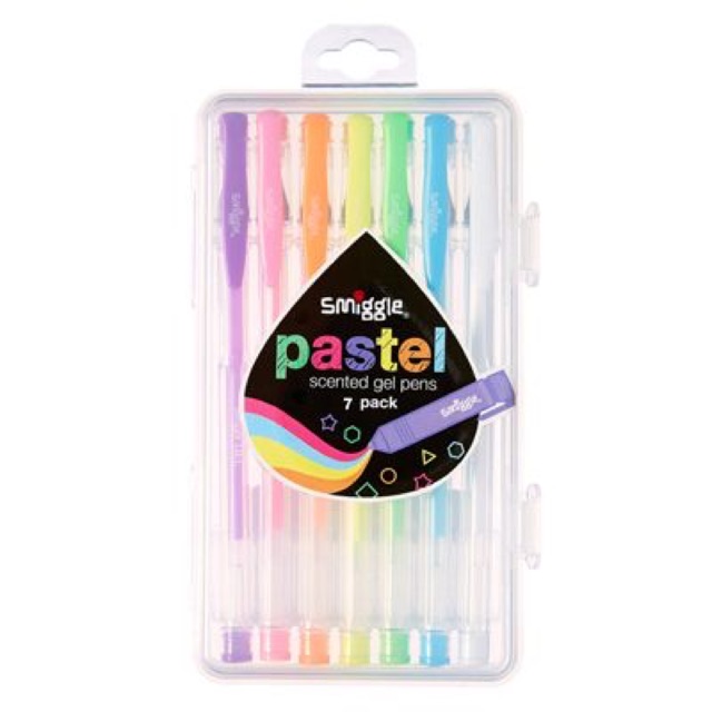 

Smiggle Pastel Scented Gel Pens x7
