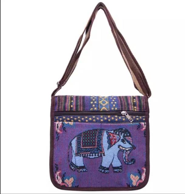 Tas selempang wanita canvas 999#