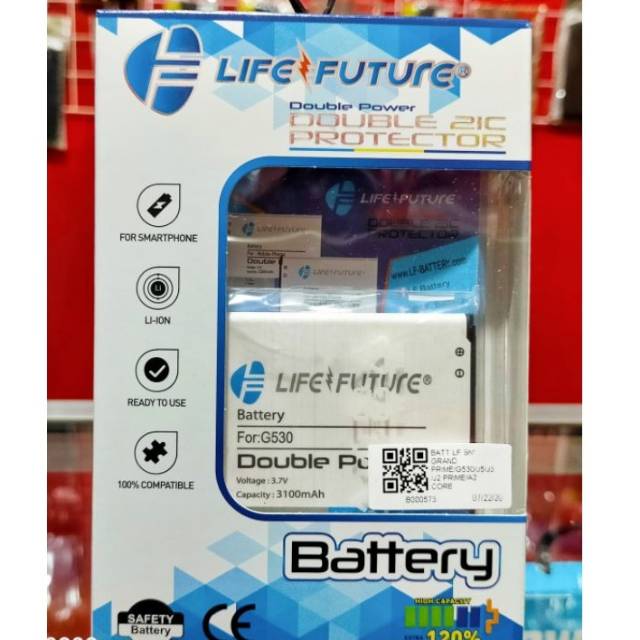 Baterai samsung J2 prime /Grand prime double power