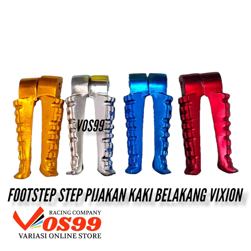 FOOTSTEP STEP PIJAKAN KAKI BELAKANG YAMAHA VIXION OLD NEW UNIVERSAL