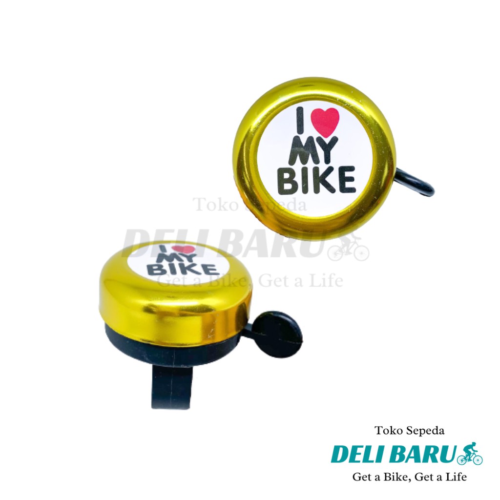 Bel kring-kring I love my bike sepeda anak