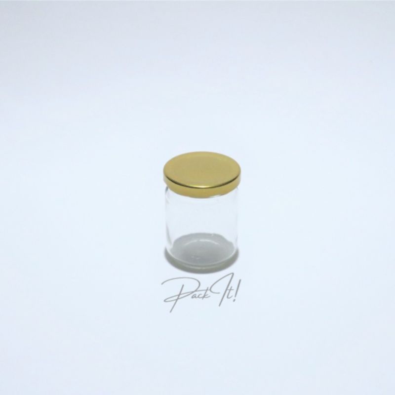 JAR KACA 100ML / TOPLES KACA 100ML / BOTOL KACA 100ML
