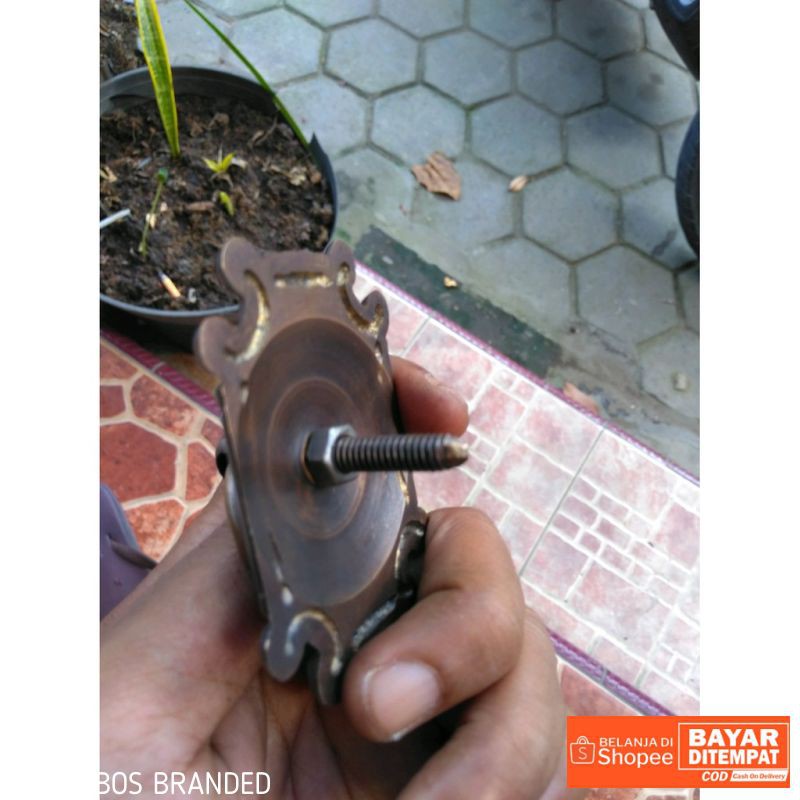 Brass Ring Pull - Tarikan Pintu Gebyok Kuningan Antik GBY 030 Termurah