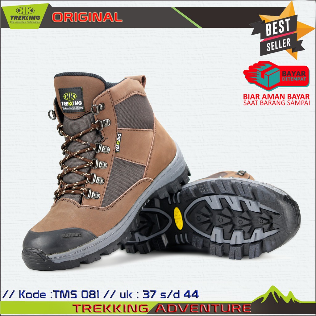 sepatu gunung pria / sepatu trekking tms 081