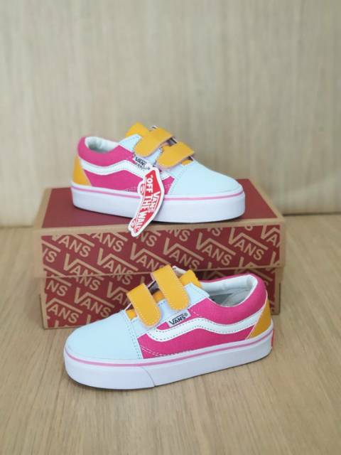 SEPATU ANAK PEREMPUAN | SEPATU SNEAKER VANS OLD SKOOL ANAK | SEPATU SEKOLAH ANAK