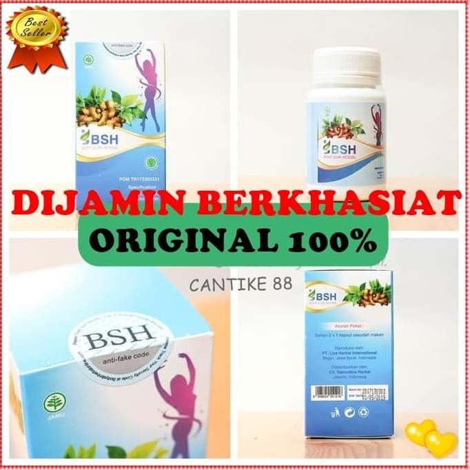 ORIGINAL OBAT PELANGSING HERBAL BODY SLIM HERBAL ORIGINAL BSH BODY SLIM KAPSUL Asli