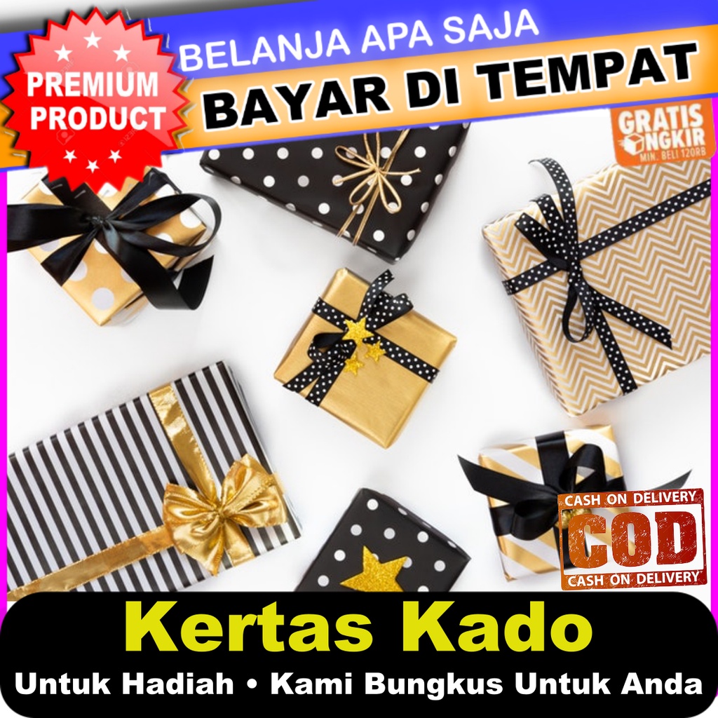 

Kertas Pembungkus Kado Ekstra Tambahan Untuk Hadiah Bungkus Gift Paper Kami Bantu Packing Kado