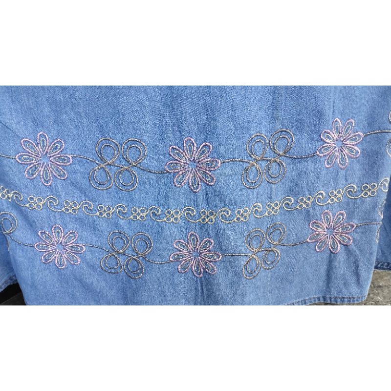 Rok Jeans Wanita / Rok Panjang Wanita / Rok Bordir / Rok Jeans Murah / Rok Cantik