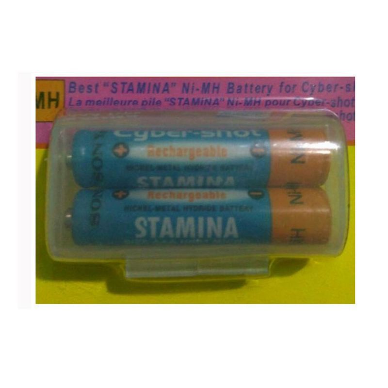 Baterai Sony Stamina AA 3000Mah Batre Cas AA Sony Stamina AA 3000 Mah isi 2 jadi udah sepasang