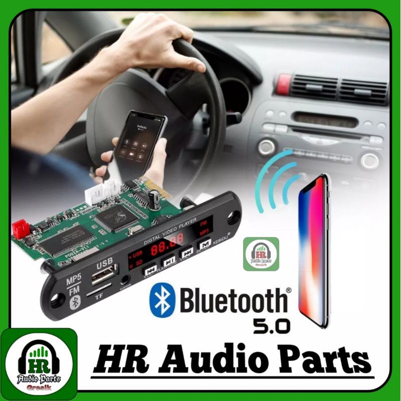 Mp3 Mp4 Mp5 Player Bluetooth 5.0 MP5 Decoder Audio Video USB TF WAV AV Aux FM