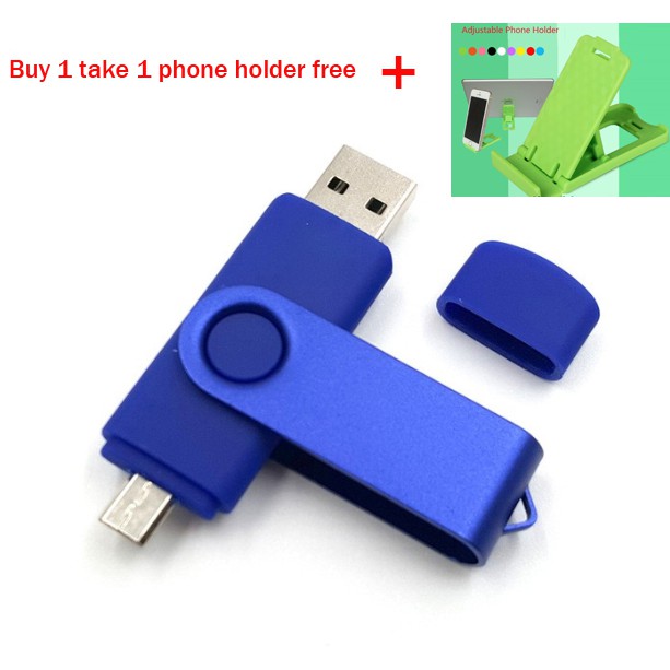 Blue Udisk USB 512GB OTG flash drive 128GB High-speed pendrive smartphone