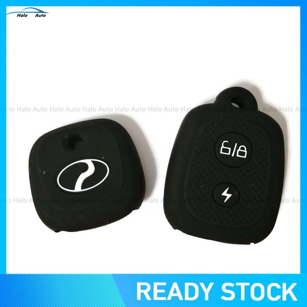 1 Set Cover Casing Remote Kunci Silikon untuk Perodua Myvi Alza Viva Kerani Kancil