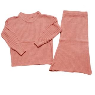 [STELAN] SATU SET SWEATER+ROK  RAJUT ANAK PEREMPUAN/FASHION ANAK TERBARU USIA 3-7THN