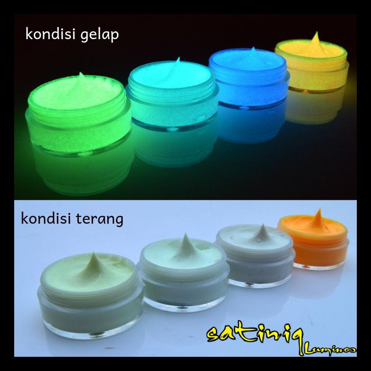 

Diskon Cat Fosfor Lukis | Cat Acrylic | Glow Paint | Satiniq Luminos - 13 Gr - Blue Sapphire