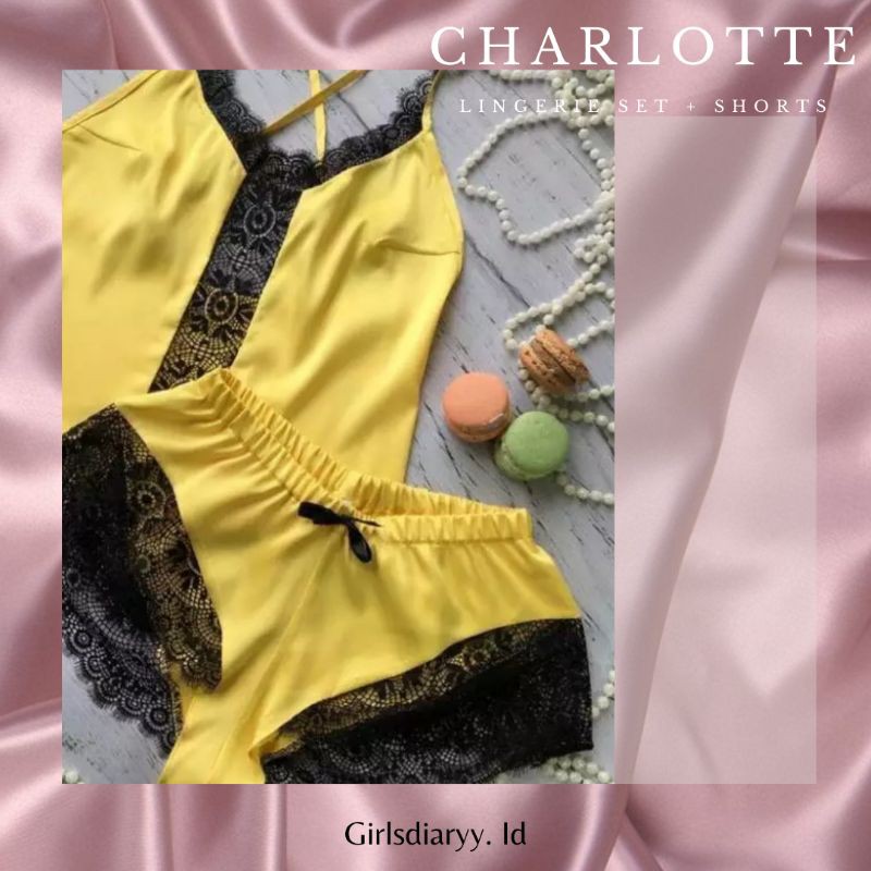 Piyama Wanita Baju tidur wanita sexy CHARLOTTE SET