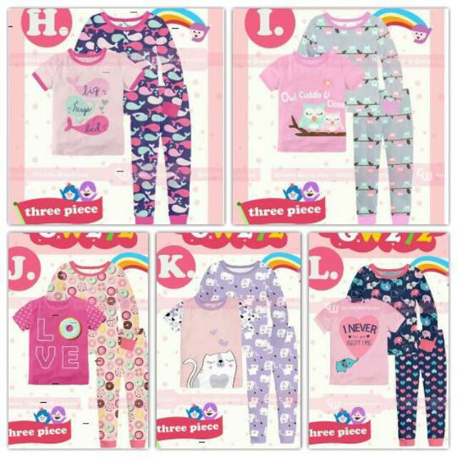 Piyama anak GW 272 3in1