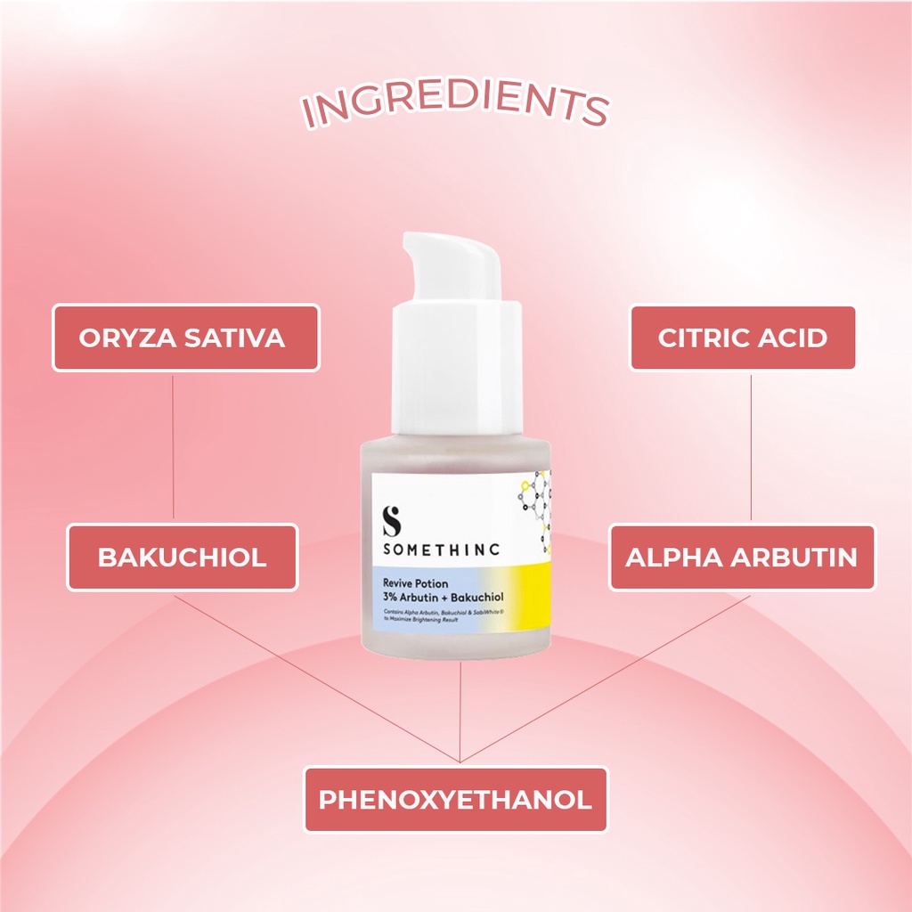 SOMETHINC || Revive Potion 3% Arbutin + Bakuchiol