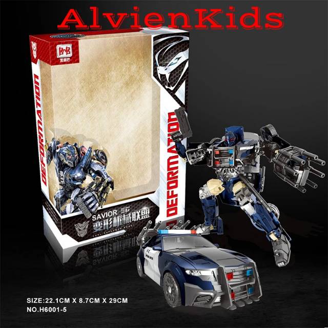 BMB H8001-5 Transformer Decepticon Police Barricade Robot Figure