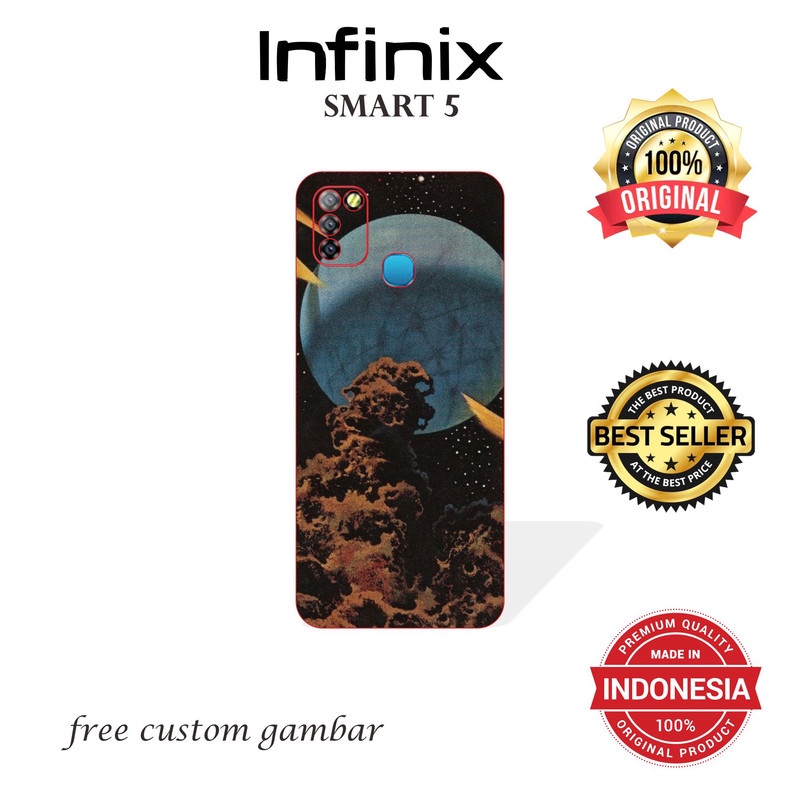 GARSKIN/STICKER HANDPHONE INFINIX SMART 5 CUSTOM