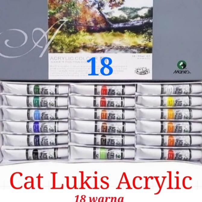 

Cat Lukis Acrylic 18 Warna