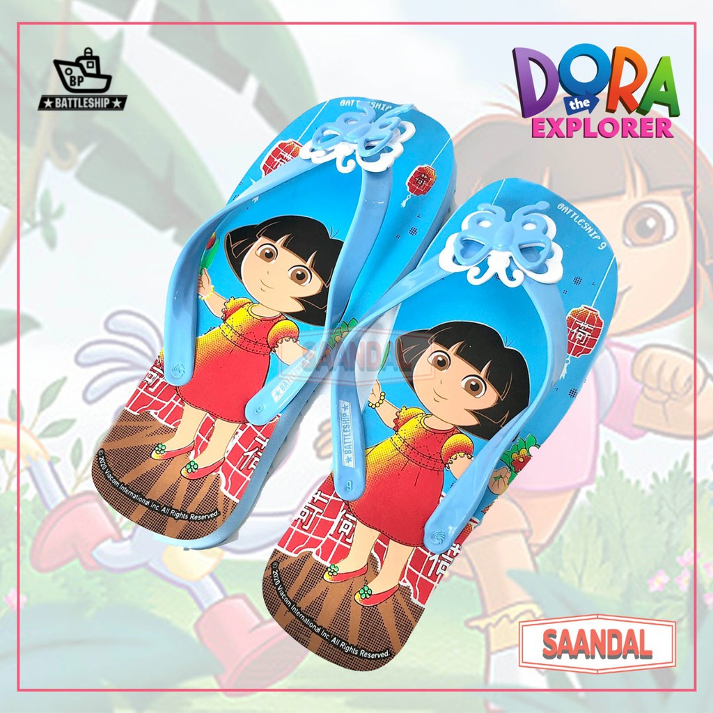 Sandal Jepit Anak Perempuan Dora The Explorer by Battleship (BISA SATUAN COD)