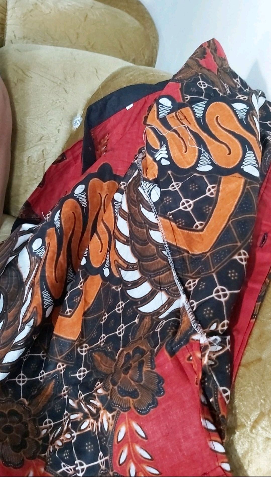 Kemeja Batik Pria Lengan Panjang Murah Seragam M L Xl Xxl
