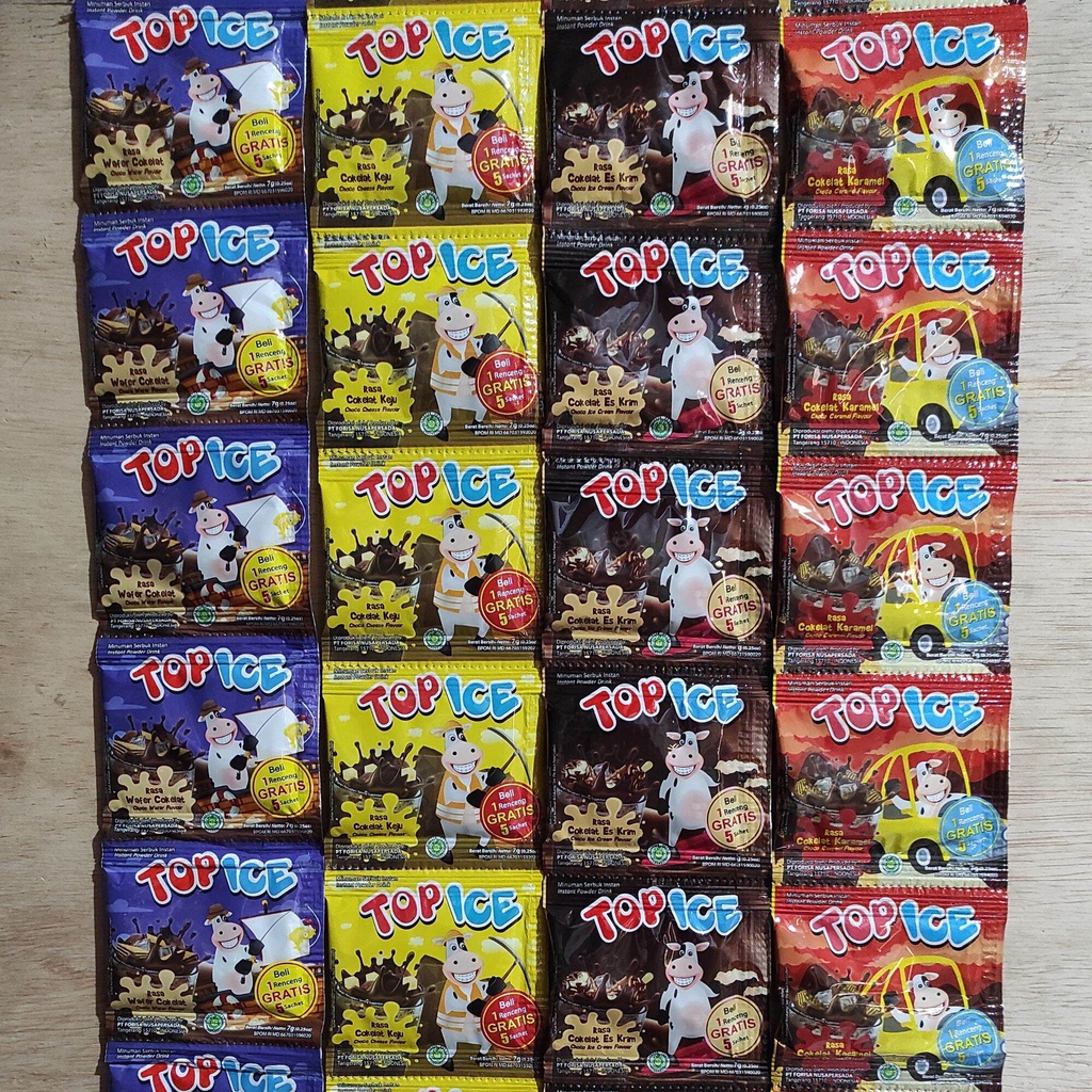 

PROMO 10.10 Meriah 50 Sachet 5 Rasa TOP ICE / Minuman Kesukaan Anak & Dewasa