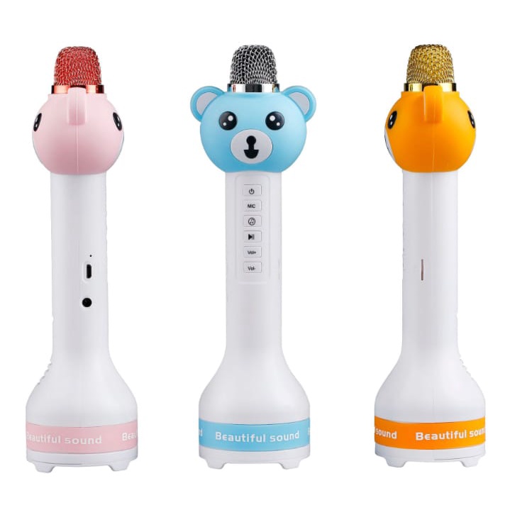 Microphone Speaker Bluetooth Animated Cartoon V10