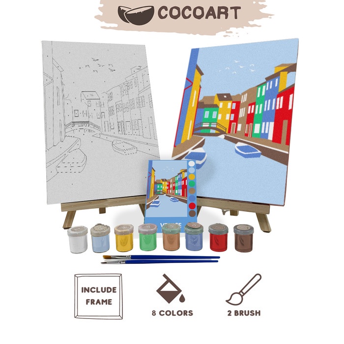 

Produk Terbaru Paint By Number Kit [ Venice ] - Cocoart.Id I Kanvas 30 X 20 Cm