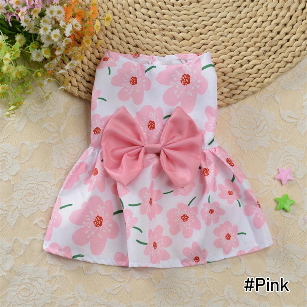 Timekey Dress Anjingkucing Peliharaan Bahan Polyester Multi Warna Lembut Halus Nyaman Dipakai F7L4