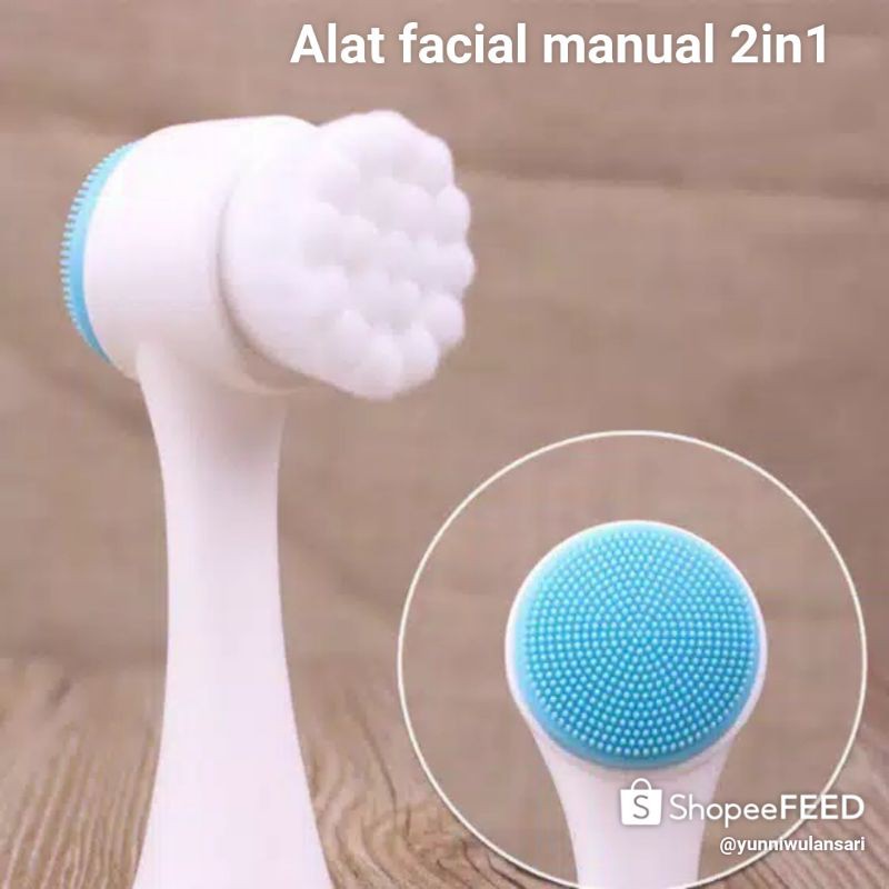 Alat Facial Manual 2in1 Membersihkan langsung ke pori