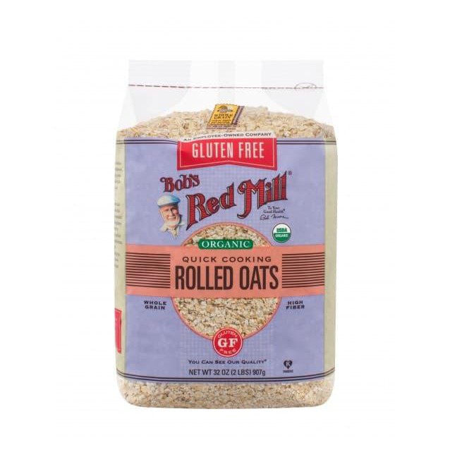 

1fwk bob's red mill, gluten free organic quick cooking rolled oats 907g r1f3