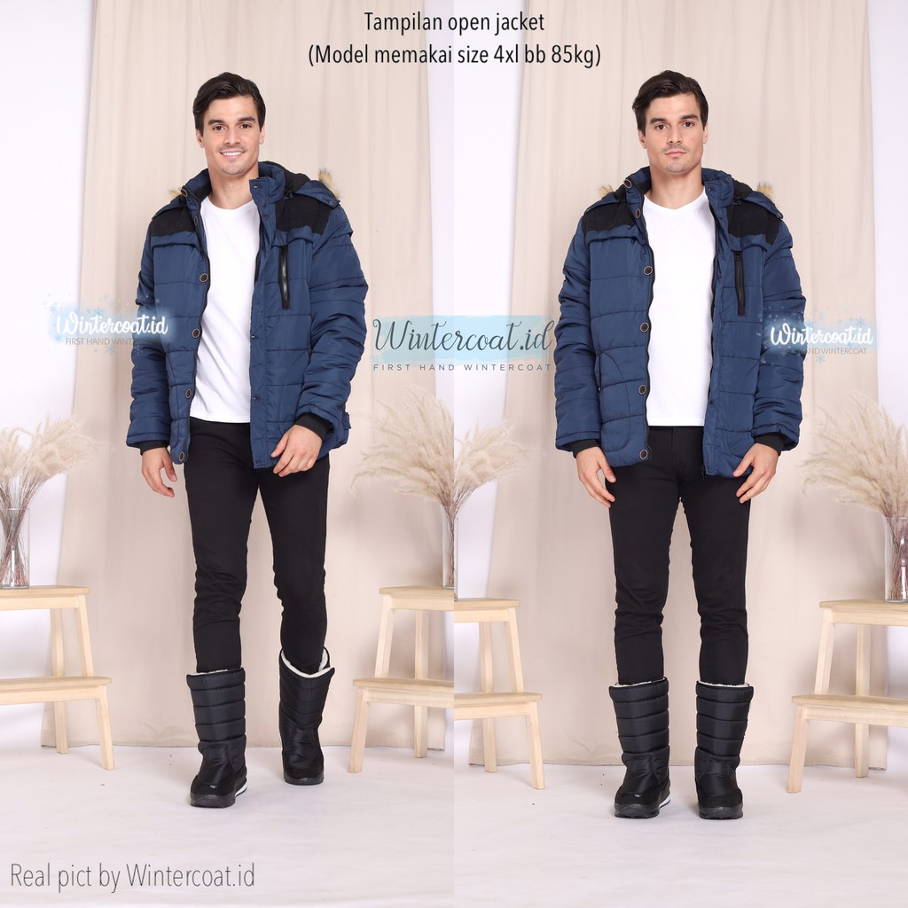 READY INDONESIA LOGAN Winter coat Men jaket musim dingin pria cowok jumbo big size mantel waterproof