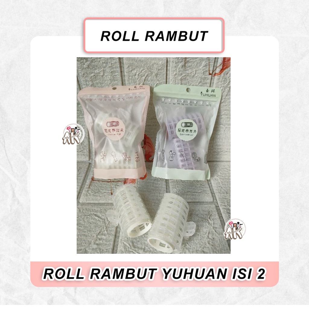 ROLL RAMBUT YUHUAN CURLY RAMBUT ISI 2 PCS