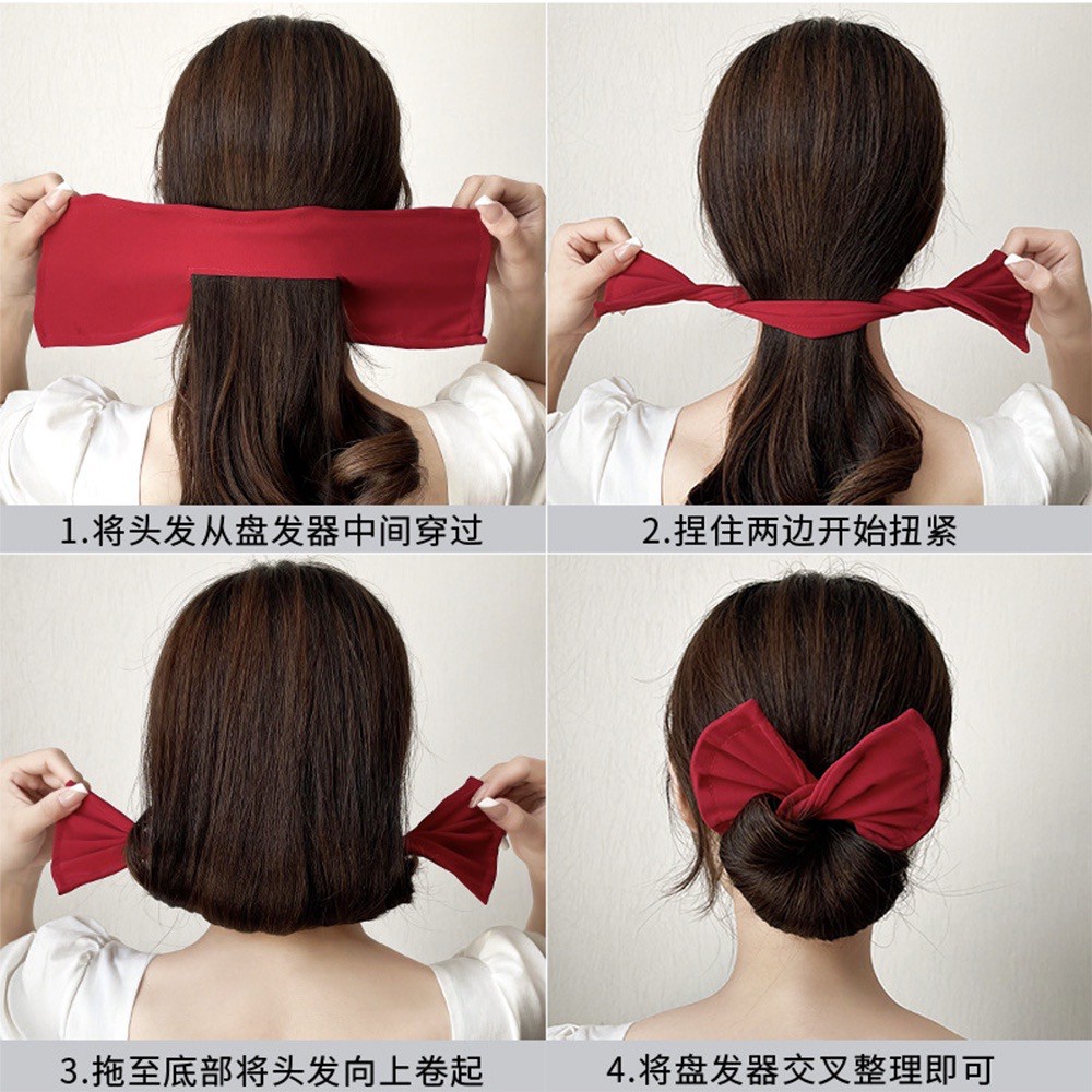 Magic Hair Bun Maker Donat Sanggul Alat Cepol Gulungan Rambut Hairdini Korea