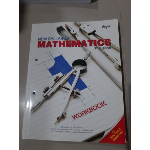 

NEW SYLLABUS MATHEMATICS 1 WORKBOOK 7TH EDITION