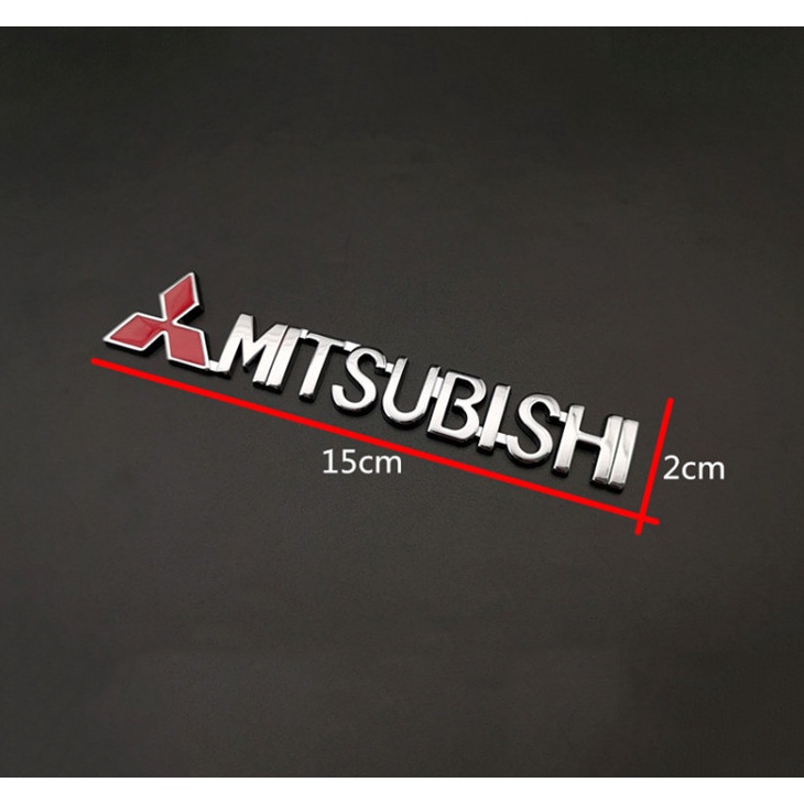 Stiker Logo Mitsubishi Untuk Bagasi Mobil Toyota Xpander Triton Lancer Evo Asx Mirage Outlander Grandis Pajero L200