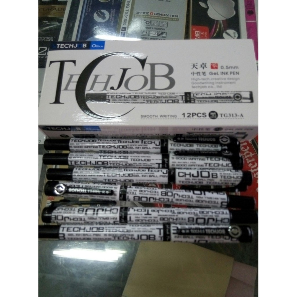 

1 Pcs Pulpen / Ballpoint / Gel Ink Pen 0,5 mm Techjob TG-313