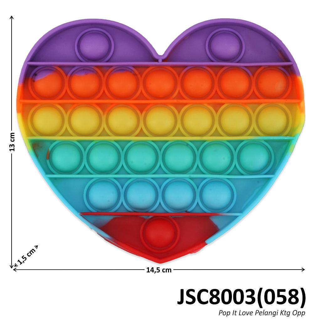 POP IT RAINBOW Mainan Anak Fidget Toys Game Toys-LOVE
