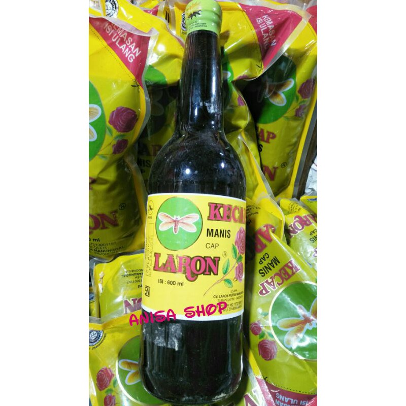 

kecap laron botol khas tuban, kemasan 600ml