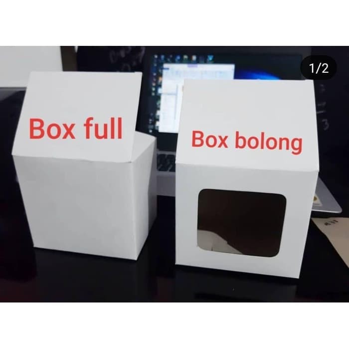 

Dus Box putih Duplex Mug Keramik kotak kardus polos duplek